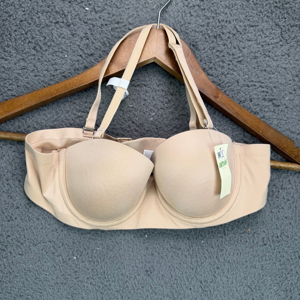 Aerie Real Sunnie Strapless Push Up Bra Tan Beige 32A 8335-153 NWT